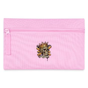 Skull/Skulled Crowned Fast-Food Royal - Federtasche - Rosa - Vorne