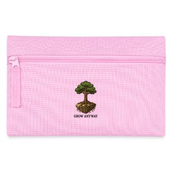 Wachse Trotzdem Baum Motivation - Federtasche - Rosa - Vorne