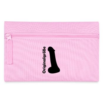Penis Originalgröße - Federtasche - Rosa - Vorne