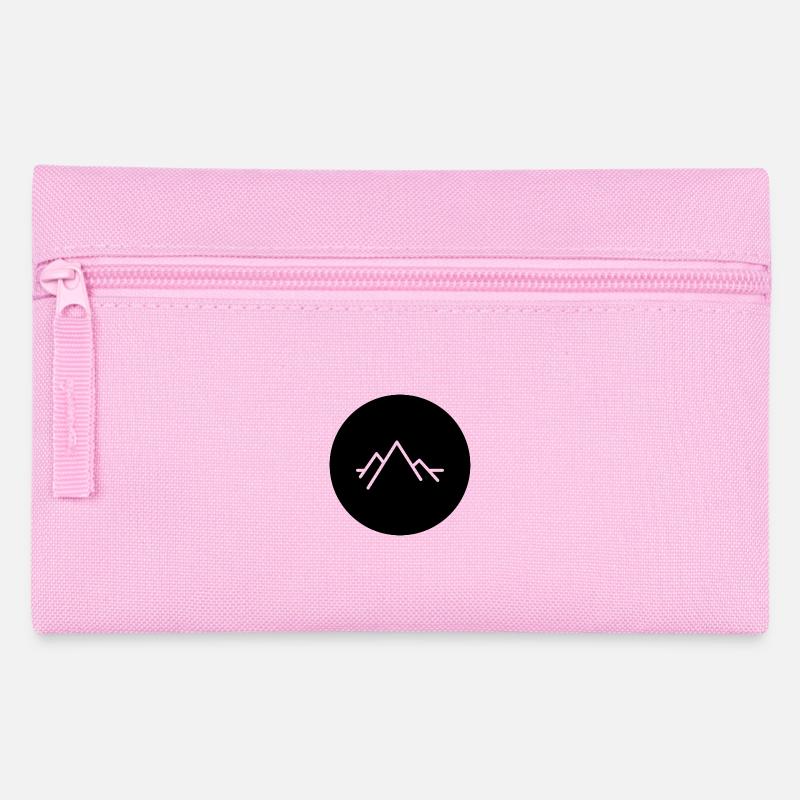 Mountains Hiking Mountain - Pencil Case - pink