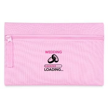 wedding loading - Stag do - hen party - Federtasche - Rosa - Vorne