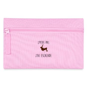 j'peux pas j'ai escalade - Trousse - rose - Devant