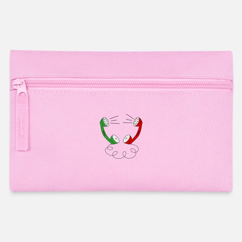 Telephones communication telephone conversation hello - Pencil Case - pink