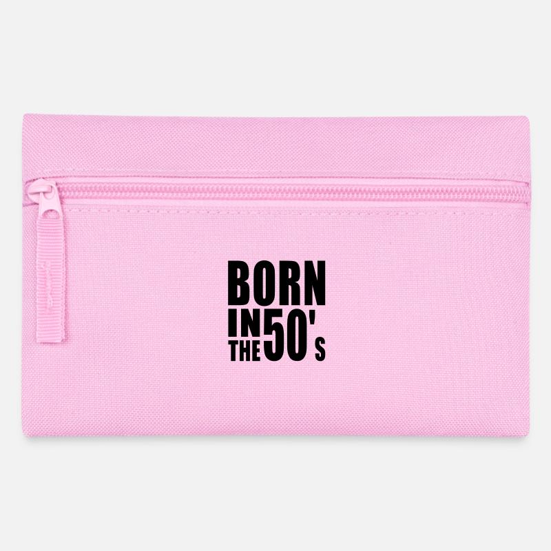 BORN IN THE 50s - Pencil Case - pink