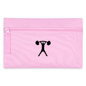 Man & dumbelle - Federtasche - Rosa - Vorne