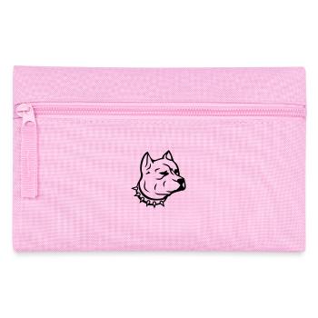 pit_dog_c1 - Pencil Case - pink - Front
