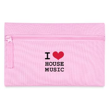 I Love House Music ! - Trousse - rose - Devant