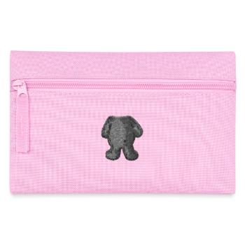 Körper zum Anziehen: Bärchen (mit Pelz) - Federtasche - Rosa - Vorne