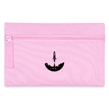 Fusée spatiale - Trousse - rose - Devant
