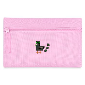 Huhn mit Krypto-Eiern - Federtasche - Rosa - Vorne