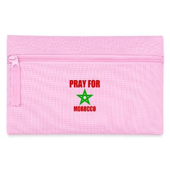 Pray for morocco maroc - Trousse - rose - Devant