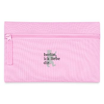 berlin, ick liebe dir. - Dialekt - Mundart - Federtasche - Rosa - Vorne