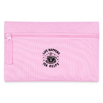 Life Happens Tee hilft - Federtasche - Rosa - Vorne