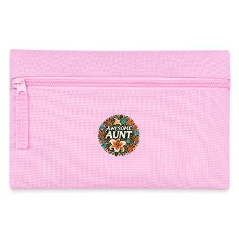 Tante géniale - Trousse - rose - Devant