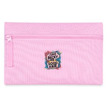 Stolz eines Friseurs – "I Gave Becky Her Good Hair - Federtasche - Rosa - Vorne