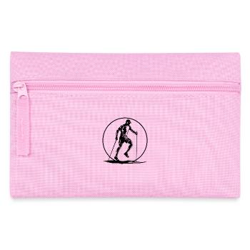 Silhouette de marche nordique - Trousse - rose - Devant
