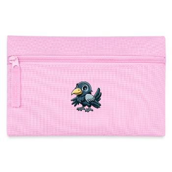 Enfant corbeau - Trousse - rose - Devant