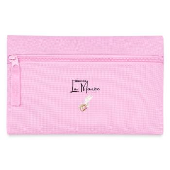 Das Zeugnis der Braut - Federtasche - Rosa - Vorne