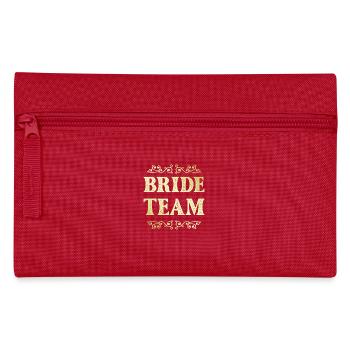 Équipe de la mariée - Trousse - rouge - Devant