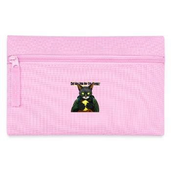 The Cyber Cat :Tax Collector - Pencil Case - pink - Front
