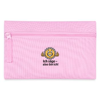 J’ai vu, donc je suis- bricoleur à la scie circulaire - Trousse - rose - Devant