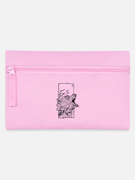 bär png - Federtasche - Rosa