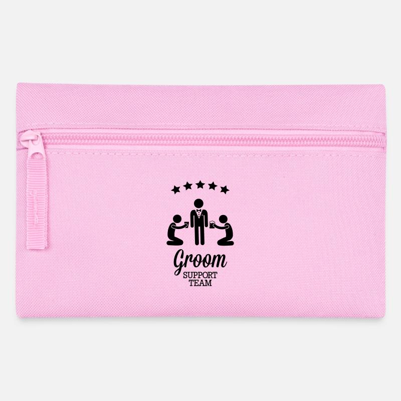 Groom Support Team - Pencil Case - pink
