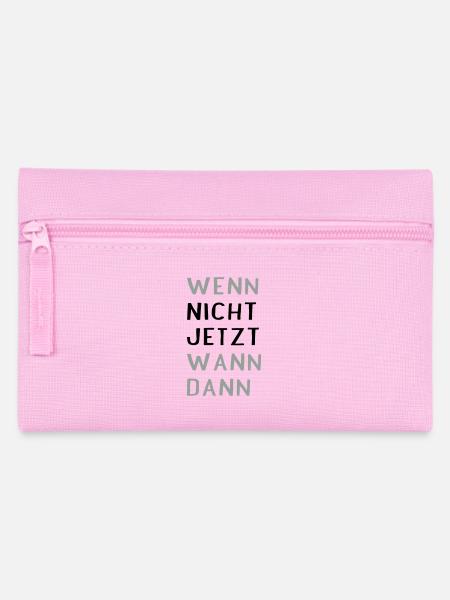 Sprüche - Federtasche - Rosa