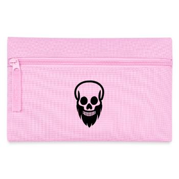 Skull Beard - Pencil Case - pink - Front