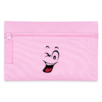 laughing smiley humeur1 - Pencil Case - pink - Front