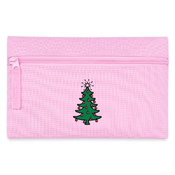 Weihnachtsbaum / xmas tree (3c) - Pencil Case - pink - Front