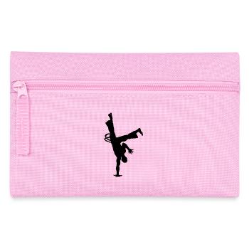 Silhouette régionale de la capoeira - Trousse - rose - Devant