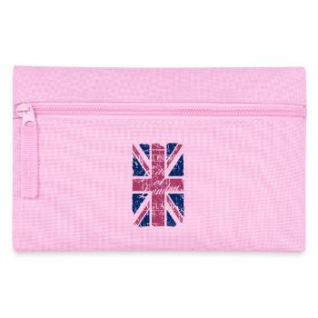 Union Jack - London - Vintage Look - Pencil Case - pink - Front