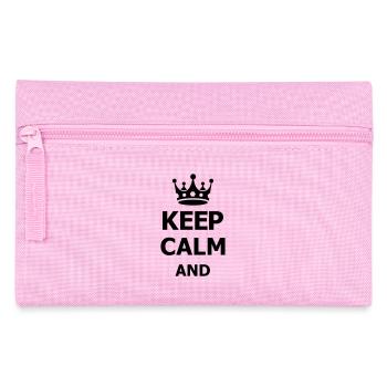 keep calm - Pencil Case - pink - Front