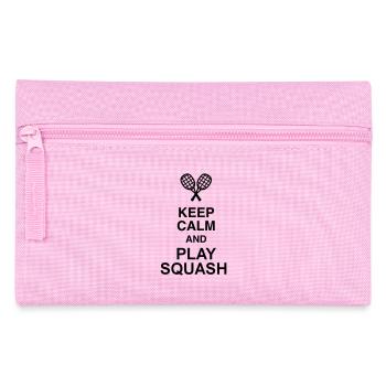 Squash Sport Game Match Champion Victory - Federtasche - Rosa - Vorne