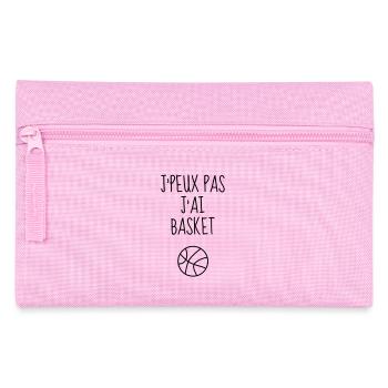 Basketball - Basket ball - Basket-ball - Baskette - Federtasche - Rosa - Vorne