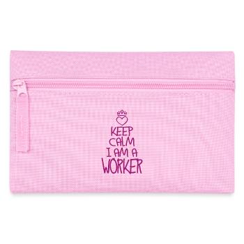 Best Worker ever Worker Gift - Pencil Case - pink - Front