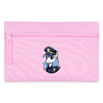 Poney de police - Trousse - rose - Devant