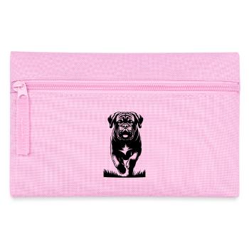 Bordeauxdogge - Federtasche - Rosa - Vorne