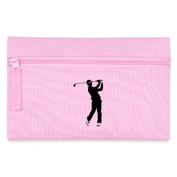 Golf Player - Sports Sticker - Pencil Case - pink - Front