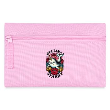 Se sentir poignardé Narval Humeur - Trousse - rose - Devant