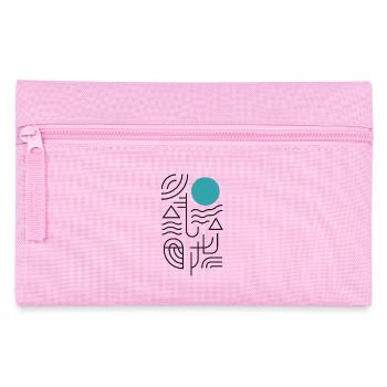 Geomic Water and Sky Pressure - Pencil Case - pink - Front