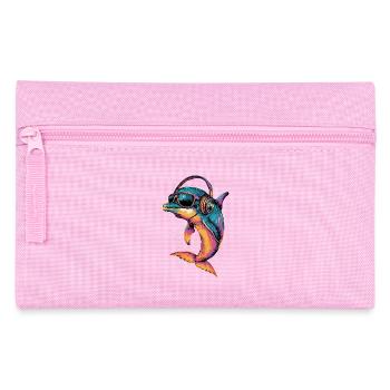 Dauphin Plongeur Dauphins Océan Dauphins mignons Dauphin - Trousse - rose - Devant