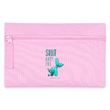 Merde, Ballondog - Trousse - rose - Devant