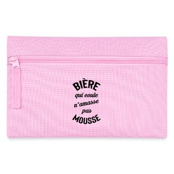 Rolling beer doesn't build foam - Pencil Case - pink - Front