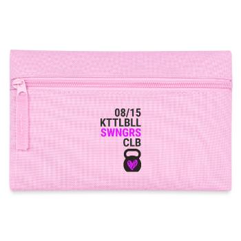 Kettlebell Herz Swingers 08/15 - Federtasche - Rosa - Vorne