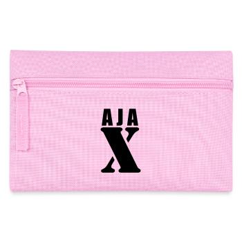 Ajax – Conception du prénom | Typographie minimale - Trousse - rose - Devant