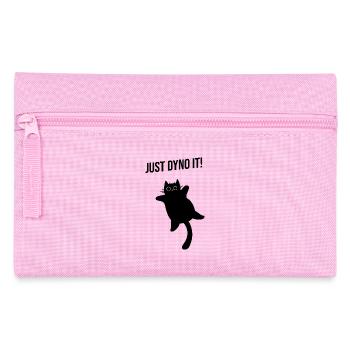 Cat grimpe dynamiquement en escaladant la voie Dyno Boulder - Trousse - rose - Devant