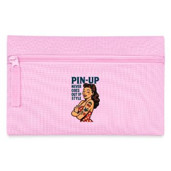 Pin-Up Never Goes Out of Style – 50s Retro - Pencil Case - pink - Front