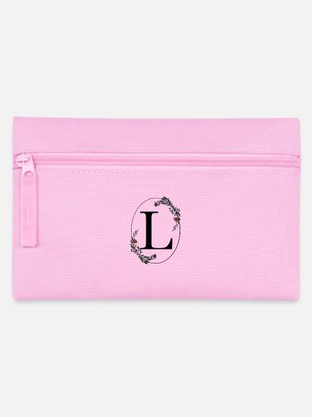 Buchstabe L - Federtasche - Rosa